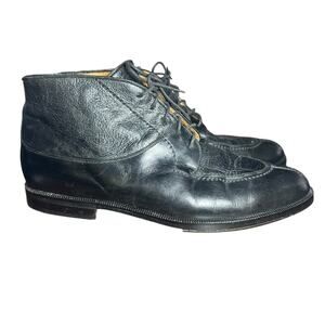 Mezlan Berlin Black Leather Lace Up Boots - Size 9 W